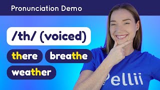 Pronouncing th voiced – English Pronunciation Lesson Part 1 [upl. by Anaeel91]