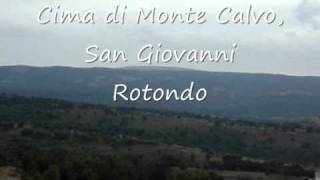 Panorama da Monte Vernone CarpinoGarganoFoggia [upl. by Nayrbo]