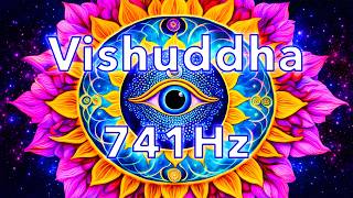 741Hz Throat Chakra Healing Frequency Music  Deep Peace amp Meditation for Communication [upl. by Ainesey704]