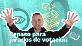 Repaso para jurados de votación LaRespuesta [upl. by Lewiss]