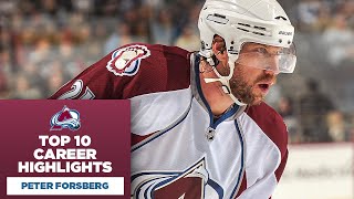 Top 10 Peter Forsberg Career Highlights [upl. by Pas]