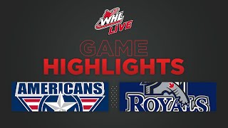 WHL Highlights Americans 6 at Royals 7 SO  December 16 2022 [upl. by Reinke]