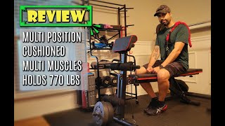 Adjustable Multi Purpose Weight Bench  Product Review [upl. by Swirsky]