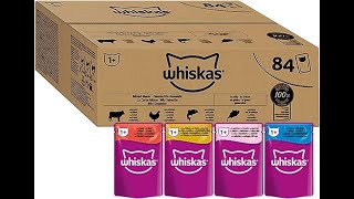 quotWhiskas 1 Adult Wet Cat Food Megapack – 84 Pouches for Complete Nutritionquot [upl. by Erdnad]