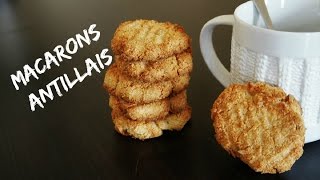 RECETTE DES MACARONS ANTILLAIS NOIX DE COCO [upl. by Tadich]