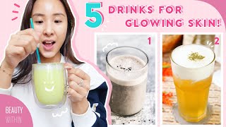 5 Drinks for Clearer Skin Relieving Period Cramps  Inflammation [upl. by Barbaresi]