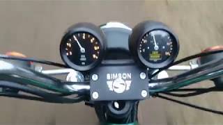 Simson S51  S70 mit MMB Tacho und Drehzahlmesser [upl. by Steffi792]