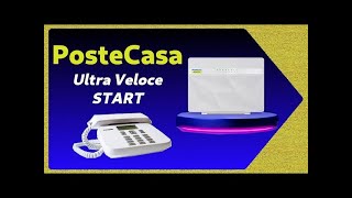 La fibra FTTH di Postecasa Ultraveloce Start come si attiva e come va [upl. by Wilkens]