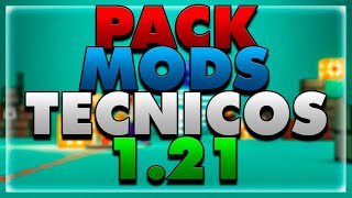 Pack de MODS TECNICOS para Minecraft 121  Tutorial Minecraft 121 [upl. by Beutner391]