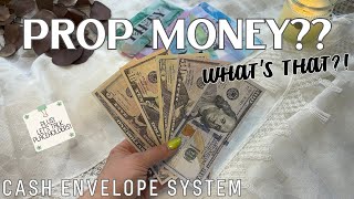 What is PROP MONEY  How Do I Use Prop Money  Cash Envelope System  Dave Ramsey Inspired [upl. by Adur270]