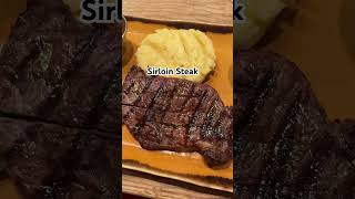 Sirloin Steak well done  shortsfeed food [upl. by Miuqaoj]