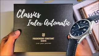 Affordable Luxury Frederique Constant  Elegant Mechanical Watch Unboxing [upl. by Arze]