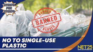 Pagbabawal sa singleuse plastic sa mga tanggapan ng pamahalaan itinutulak [upl. by Fritze]