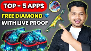 Top 5  Free Fire Diamond App  how to get free diamonds in free fire  free diamond app 2024 [upl. by Uriia]