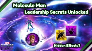 Molecule Man Leadership Fully Explained Hidden Effects Included  Marvel Future Fight [upl. by Aniahs]