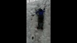 Ice climbing fail [upl. by Enobe]