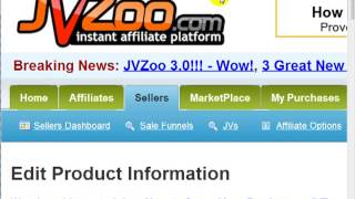 Discover How You Can Sell Your Product on the JVZoo Instant Affiliate System quotAffiliate Programquot [upl. by Micco]