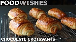 Chocolate Croissants  Food Wishes  Pain au Chocolat [upl. by Yesnil]