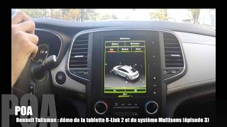 Renault Talisman 2015  démo du RLink 2 et du Multi Sense  Essai 33 [upl. by Ap]