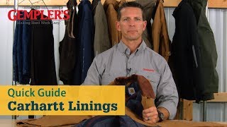 Quick Guide to Carhartt Linings to Select the Best Workwear for You  Workwear Tips from GEMPLERS [upl. by Adelaida]