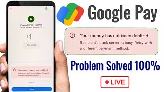 Your money has not been debited Google pay  Google pay money transfer problem  Google pay [upl. by Aennaej]