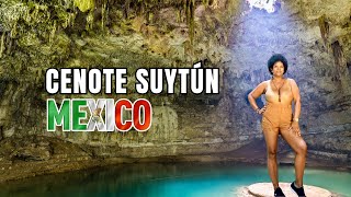 Cenote Suytun Perfect Day Trip to Valladolid from Merida Mexico [upl. by Allveta]