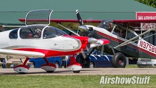 PostOshkosh Showplane Departures  EAA AirVenture Oshkosh 2017 [upl. by Alexandria]