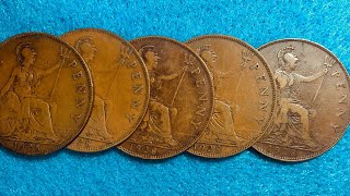 1928 UK One Penny Coins To Look For [upl. by Nomor283]