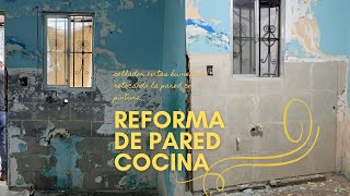 🛑Reforma en la pared cocina sellador y evitar humedad colocación azulejo retoque pintura fypシ [upl. by Eillit]