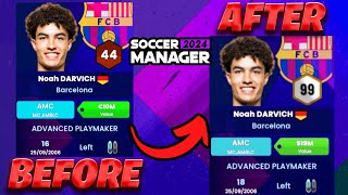 Best Wonderkids SM24  Soccer Manager 2024 Wonderkids 2 [upl. by Annoyek]