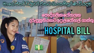 My C Section Delivery CostHospital Bill🥰පෞද්ගලික රෝහලක දරු ප්‍රසූතියට අදාල රෝහල් ගාස්තු [upl. by Yerffe205]