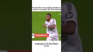 Mbappe Goal VS Real Betis FC realmadrid mbappe [upl. by Flagler]