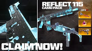 HOW TO CLAIM ANIMATED REFLECT 115 CAMO Modern Warfare 3 Reflect 115 Camo Pack [upl. by Novj]