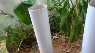 Pipe composting a simple way of disposal of degradable waste [upl. by Ylrbmik]