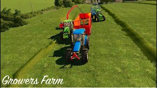 Old School Silage  Growers Farm FS19 [upl. by Azaleah]