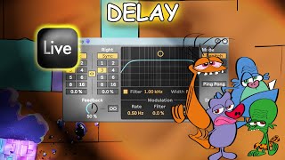 Hypnotic Peafowl  Ableton Tutorial 38  DELAY [upl. by Mcnair]