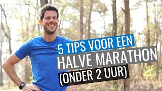 5 tips voor een halve marathon onder 2 uur [upl. by Ninahs]