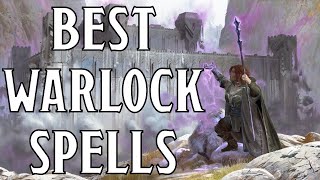 Best Warlock Spells in DampD 5e [upl. by Arodoeht438]