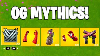 VAULTED ITEMS MAP CODE in Fortnite Creative OG MYTHICS [upl. by Marutani]