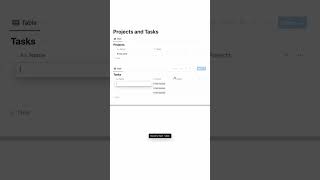 Simple Project Management in Notion notion notiontips [upl. by Thier731]