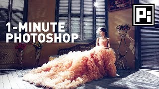 Trick to Create Amazing Vignettes  1Minute Photoshop Ep 9 [upl. by Domeniga]