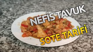 MANTARLI TAVUK SOTE EN PRATİK TARİFİ👨‍🍳💯 [upl. by Sorgalim]