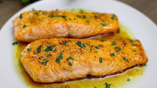 Ein einfaches und köstliches Rezept für Lachs in einer HonigKnoblauchGlasur [upl. by Enilekcaj]