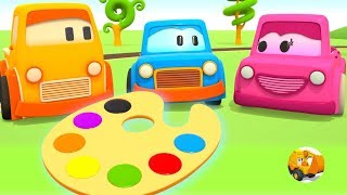 Videos educativos infantil  Coches inteligentes aprenden los colores [upl. by Sansbury289]