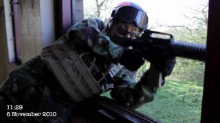 CQB Airsoft War on a Military base Anzio Camp England [upl. by Ynohtona]