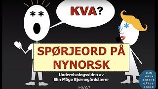 Spørjeord på nynorsk [upl. by Anilecram]