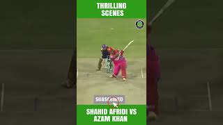 Shahid Afridi vs Azam Khan HBLPSL8 SabSitarayHumaray SportsCentral Shorts ML2L [upl. by Enomrej]