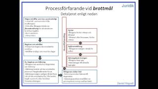 Privatjuridik  Processförfaranden  Del 5 Processförfaranden  Brottmål [upl. by Bernardine]