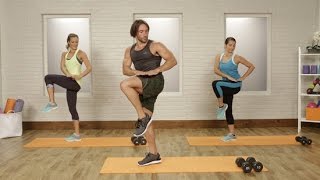 20Minute Total Body Home Workout With Adam Rosante  Class FitSugar [upl. by Rabelais]