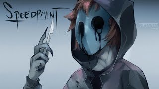 SPEEDPAINT Creepypasta  Eyeless Jack Fanart [upl. by Sirrot]